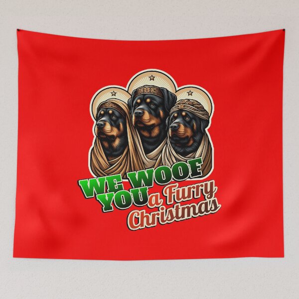 Item preview, Rottweiler, rottie Christmas 3 kings designed and sold by ThisDress.