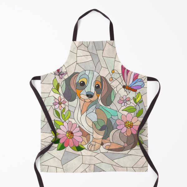 Item preview, Dachshund dog - Doxie - mosaic art designed and sold by k9printart.