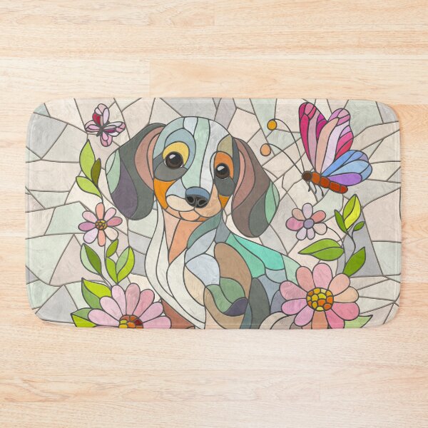 Item preview, Dachshund dog  - Doxie - mosaic art designed and sold by k9printart.