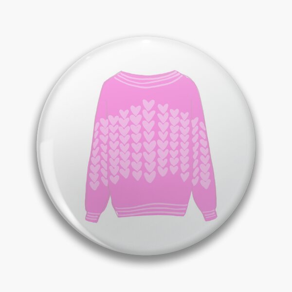 Item preview, Pink Cute Sweater With Hearts designed and sold by MariamChelidze.