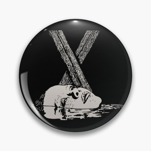 Item preview, X horror movie lake reflection white designed and sold by LapinMagnetik.
