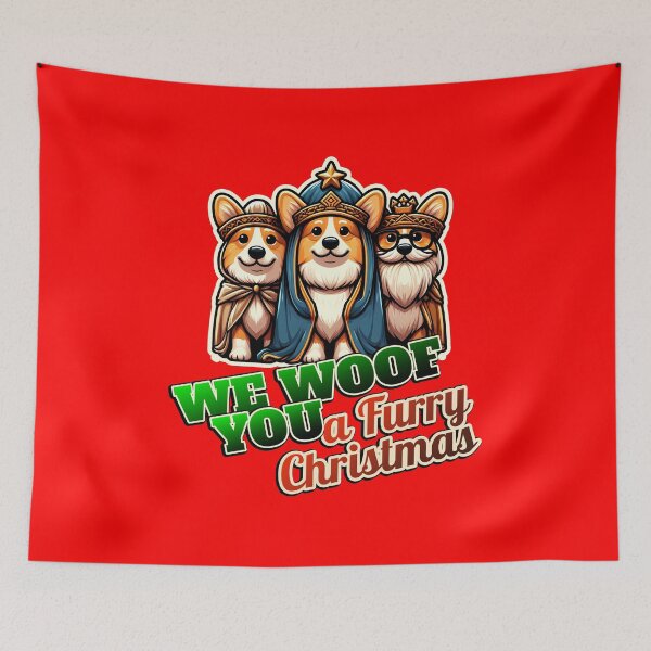 Item preview, Corgi Merry Christmas 3 kings designed and sold by ThisDress.