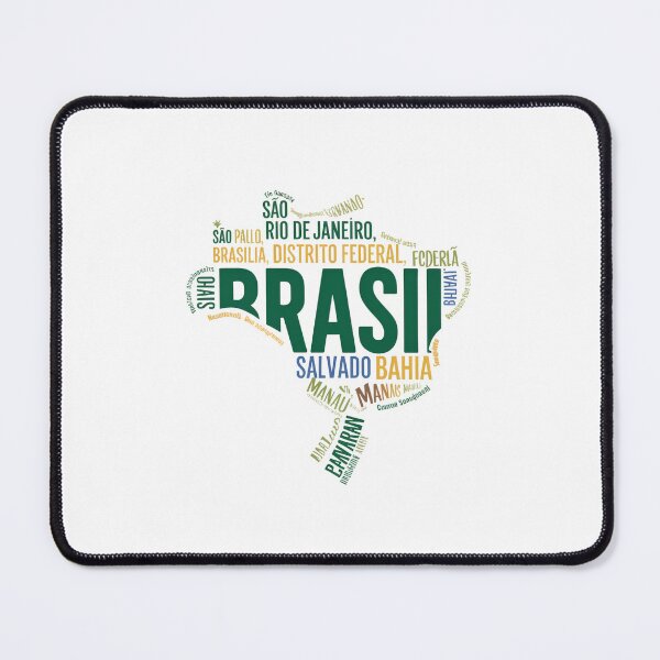 Item preview, Exploring Brazil - Map designed and sold by wanderenergi.