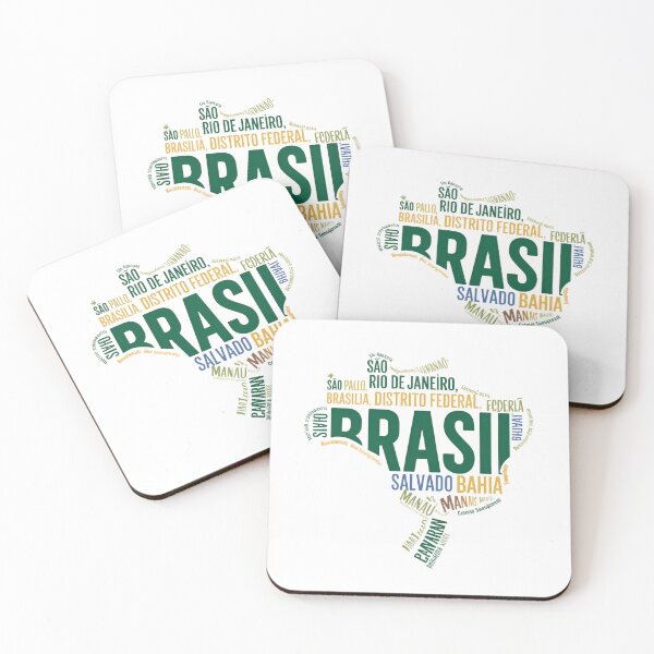 Item preview, Exploring Brazil - Map designed and sold by wanderenergi.