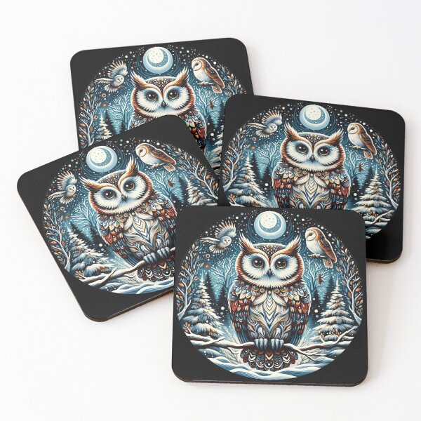 Item preview, Owl in Winter designed and sold by Azrora.