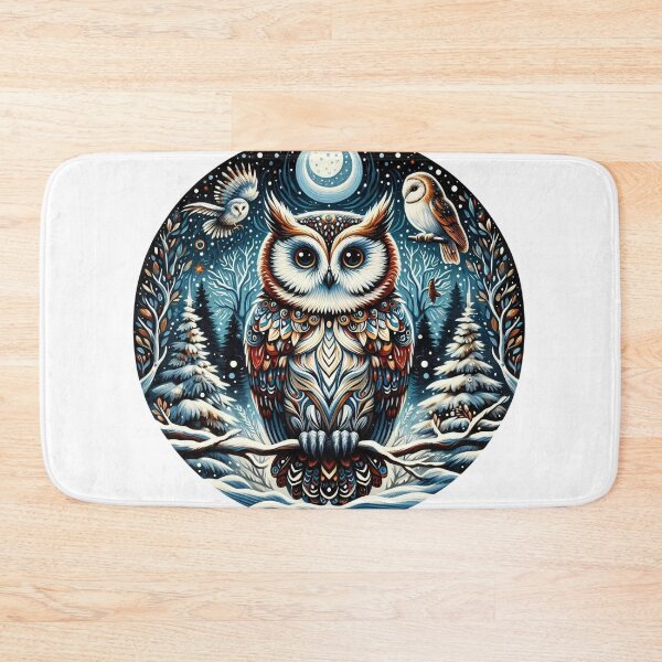Item preview, Owl in Winter designed and sold by Azrora.