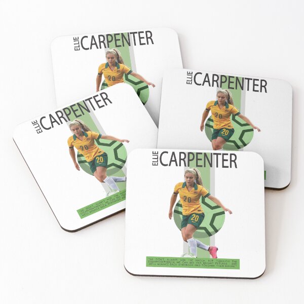 Item preview, Ellie Carpenter Soccer Player Quote Poster designed and sold by GretaSam.