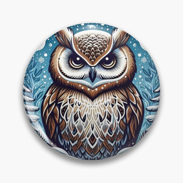 Item preview, Owl in Winter designed and sold by Azrora.