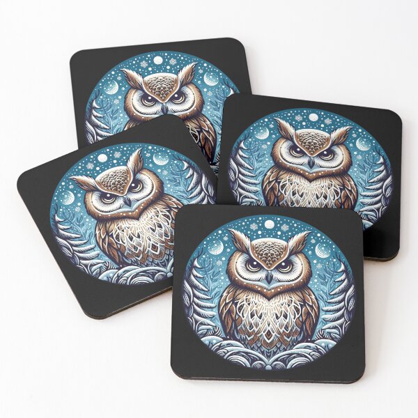 Item preview, Owl in Winter designed and sold by Azrora.