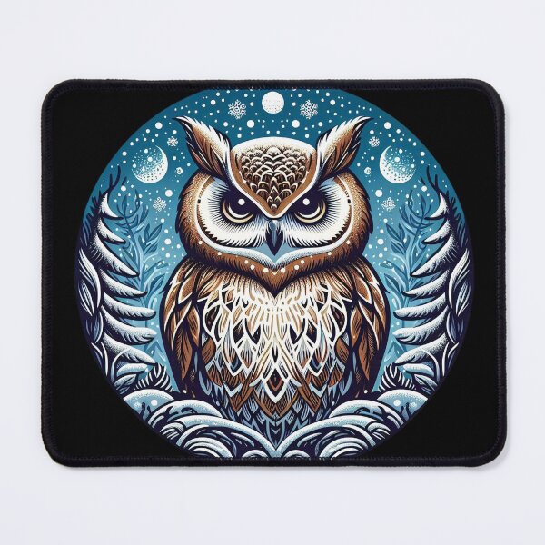 Item preview, Owl in Winter designed and sold by Azrora.