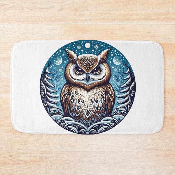 Item preview, Owl in Winter designed and sold by Azrora.