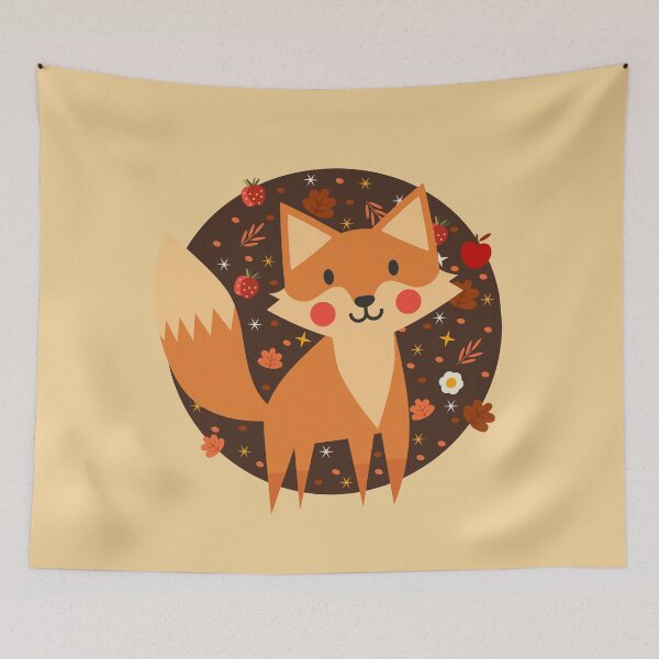 Item preview, Cozy Autumn Fox Charm designed and sold by Tulip Creators .