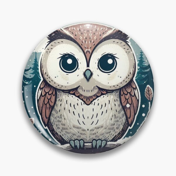 Item preview, Owl in Winter designed and sold by Azrora.