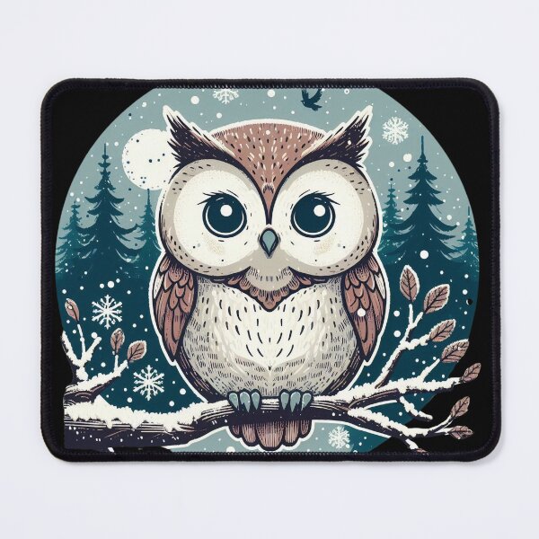 Item preview, Owl in Winter designed and sold by Azrora.
