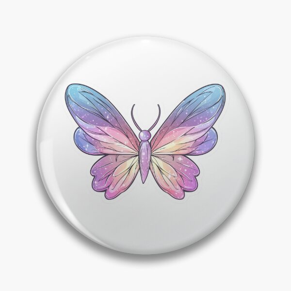 Item preview, Sparkling Galaxy Butterfly Sticker for Cosmic Inspiration designed and sold by Liseri.