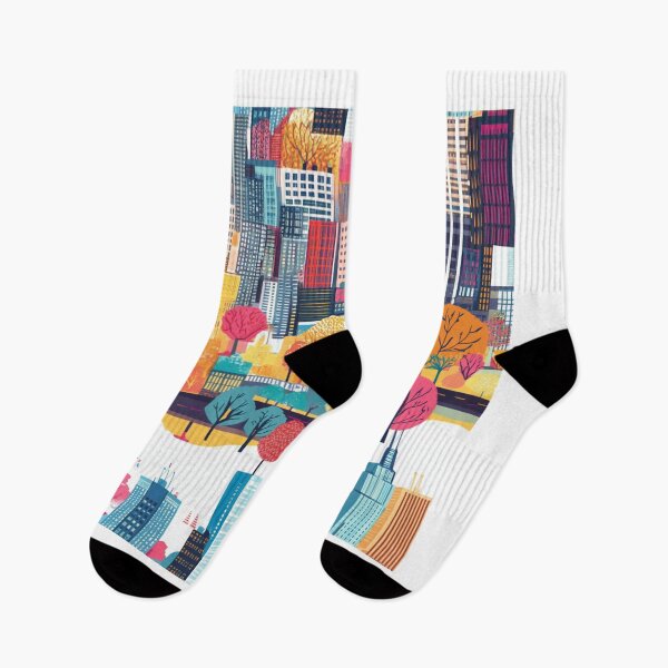 Item preview, Cute landscapes and skylines designed and sold by mind-coloring.