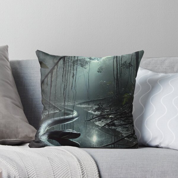 Item preview, Night Hunt: Majestic Anaconda in the Jungl designed and sold by NocturnalNook.