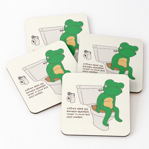 Item preview, Broken hearted frog designed and sold by Brown-biscuit.