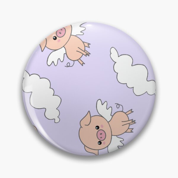 Item preview, Flying piggies on lilac designed and sold by QuirkyCraftz.