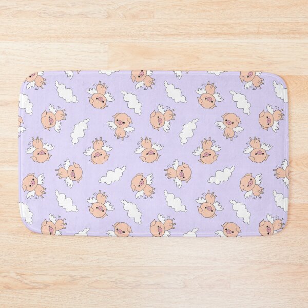 Item preview, Flying piggies on lilac designed and sold by QuirkyCraftz.