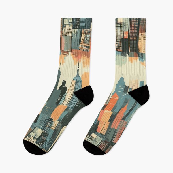 Item preview, Urban landscapes and skylines Retro style designed and sold by mind-coloring.