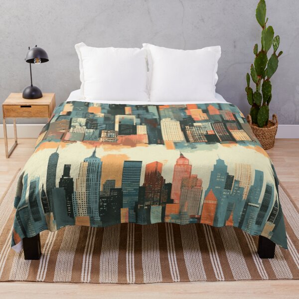 Item preview, Urban landscapes and skylines Retro style designed and sold by mind-coloring.