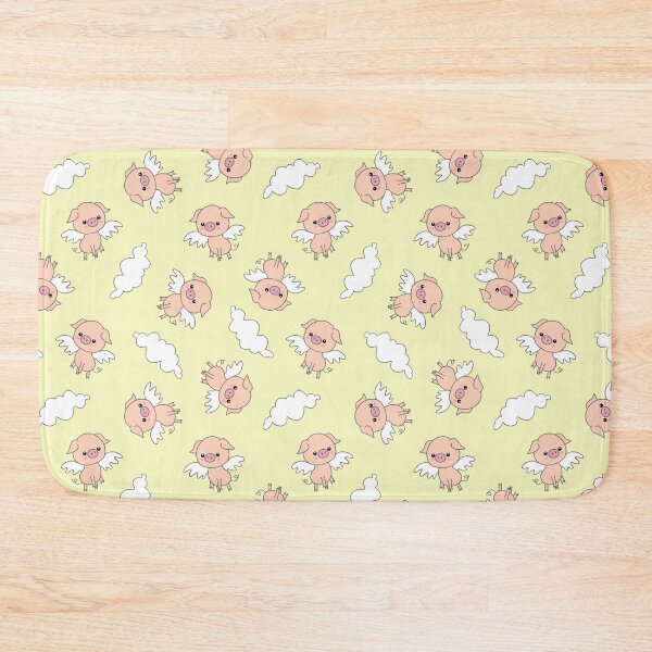 Item preview, When piggies fly lemon yellow  designed and sold by QuirkyCraftz.