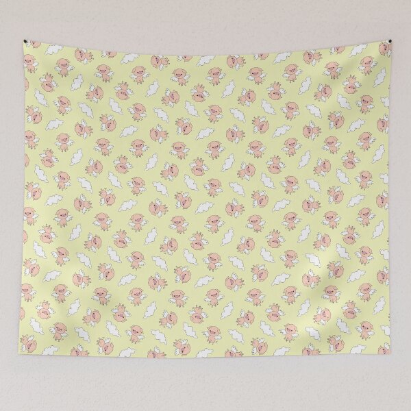 Item preview, When piggies fly lemon yellow  designed and sold by QuirkyCraftz.