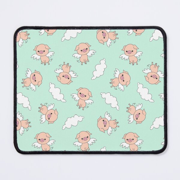 Item preview, When piggies fly green designed and sold by QuirkyCraftz.