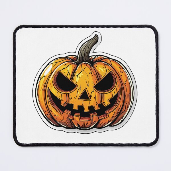 Item preview, Scary Jack-O-Lantern Halloween Pumpkin Sticker designed and sold by Liseri.
