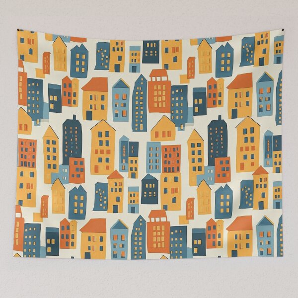 Item preview, Urban landscapes and skylines  designed and sold by mind-coloring.