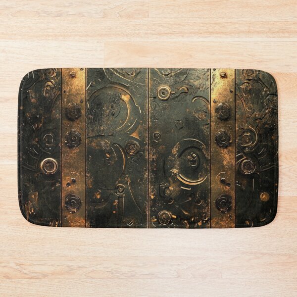 Item preview, Steampunk Bronze Shabby Grungy Pattern  designed and sold by GrinGalore.