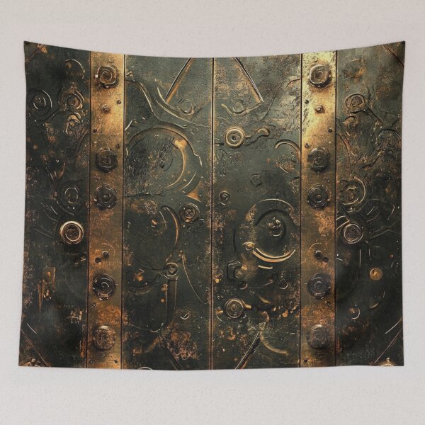 Item preview, Steampunk Bronze Shabby Grungy Pattern  designed and sold by GrinGalore.
