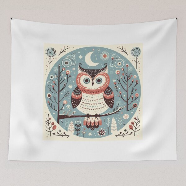 Item preview, Owl in Winter designed and sold by Azrora.