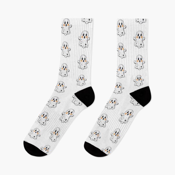 Artikelvorschau, Entzückender Halloween Geister Sticker mit gruseligem Charme entworfen und verkauft von Liseri.