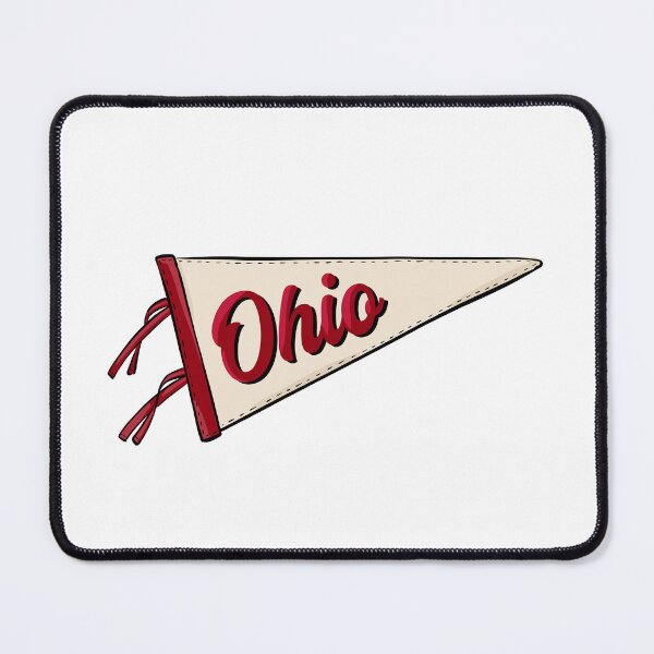 Item preview, Vintage Ohio Pennant Flag designed and sold by Alexandra Jones.