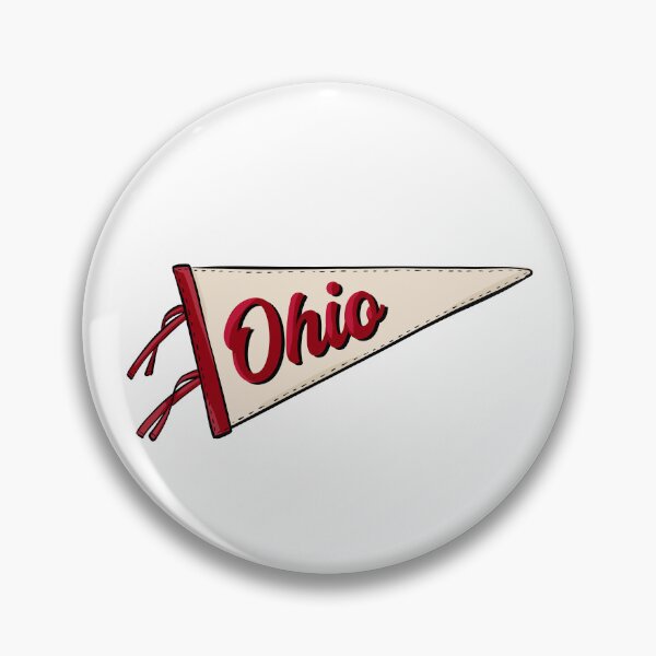 Item preview, Vintage Ohio Pennant Flag designed and sold by Alexandra Jones.