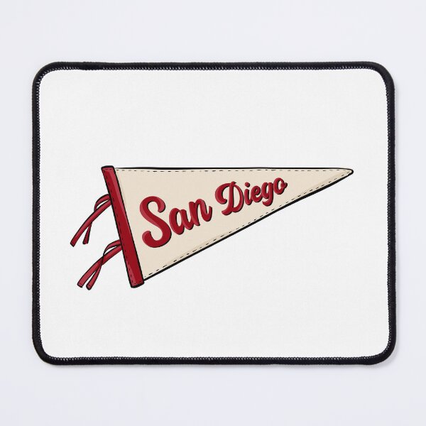 Item preview, Vintage San Diego Pennant Flag designed and sold by Alexandra Jones.