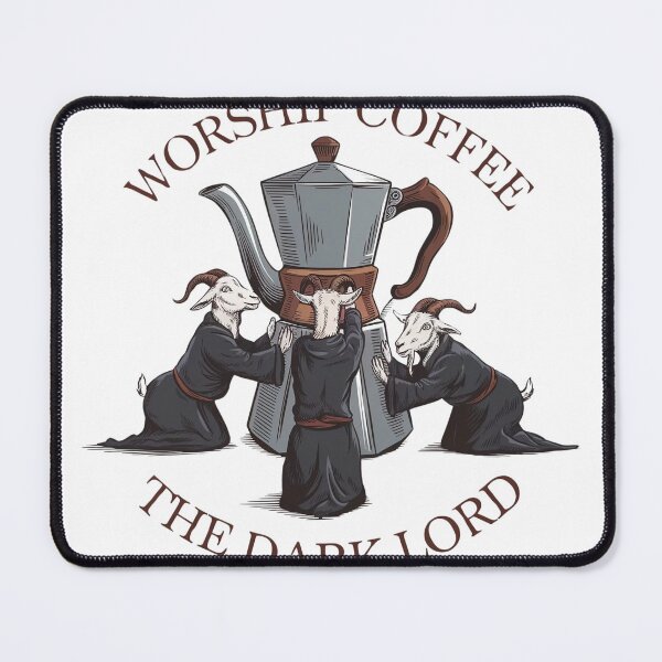 Item preview, Worship Coffee: Goats of the Dark Lord Design designed and sold by Rio77 Styles.
