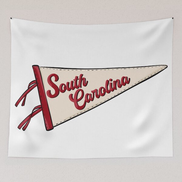 Item preview, Vintage South Carolina Pennant Flag designed and sold by Alexandra Jones.
