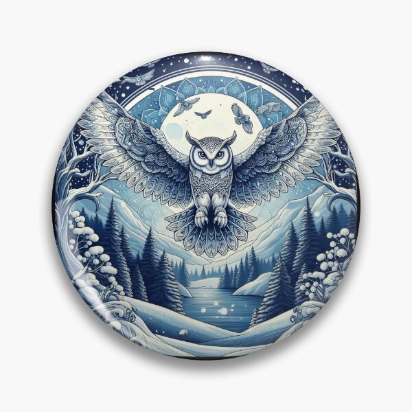 Item preview, Owl in Winter designed and sold by Azrora.