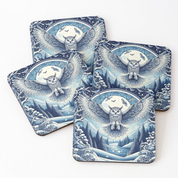 Item preview, Owl in Winter designed and sold by Azrora.