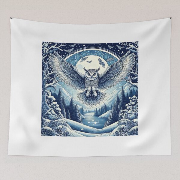 Item preview, Owl in Winter designed and sold by Azrora.