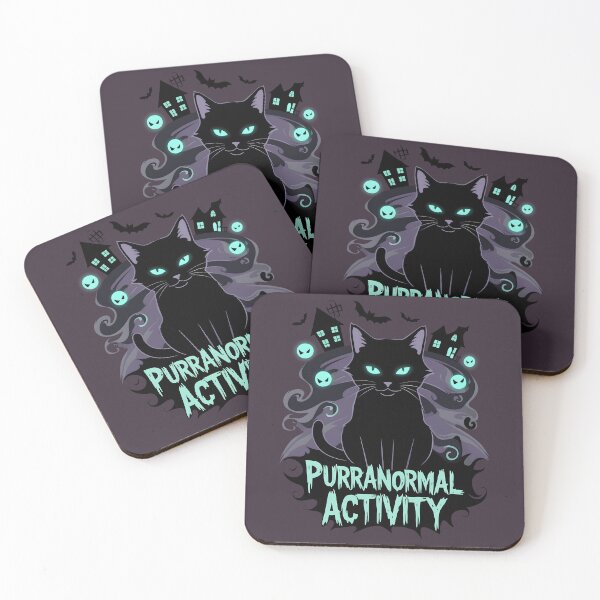 Item preview, Purranormal Activity – Spooky Black Cat - Halloween Design for Cat Lover designed and sold by brindled.