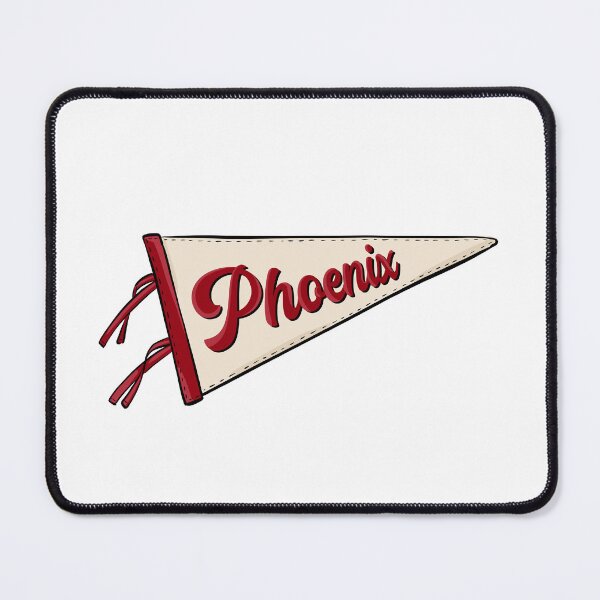 Item preview, Vintage Pheonix Pennant Flag designed and sold by Alexandra Jones.