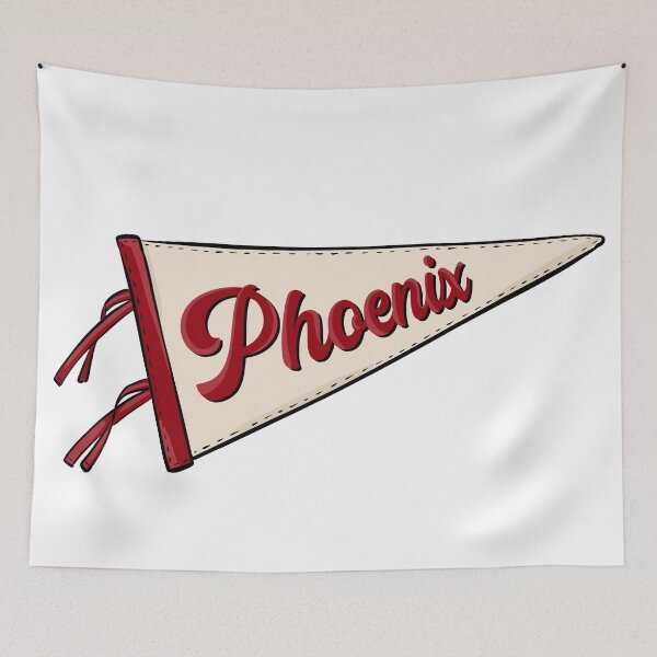 Item preview, Vintage Pheonix Pennant Flag designed and sold by Alexandra Jones.