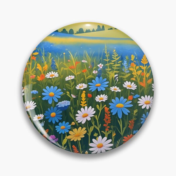 Aperçu de l'œuvre Champ de fleurs sauvages créée et vendue par CJdesignStudio.