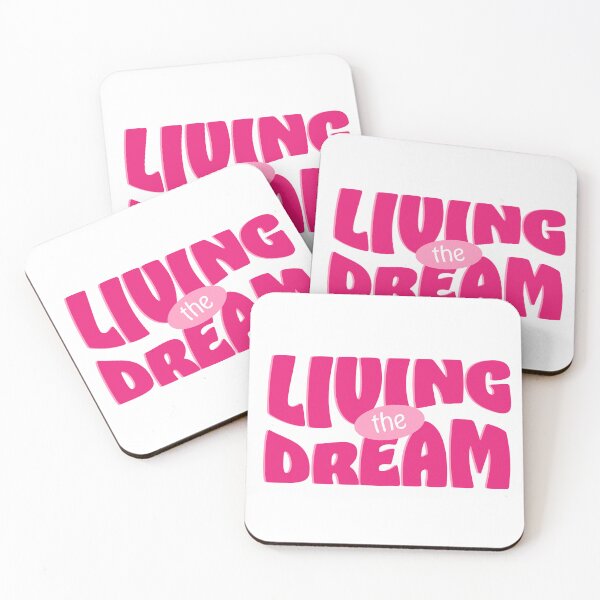 Item preview, Living The Dream- Pink  designed and sold by gunjancreates.