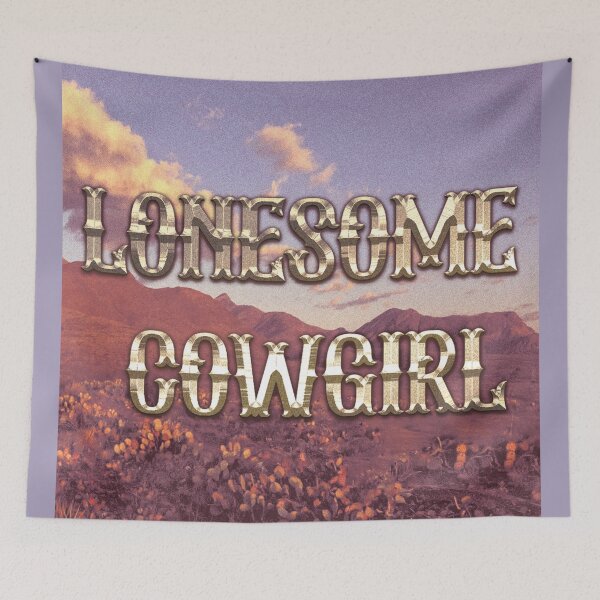 Item preview, LONESOME COWGIRL LANDSCAPE designed and sold by Y2K-ART.
