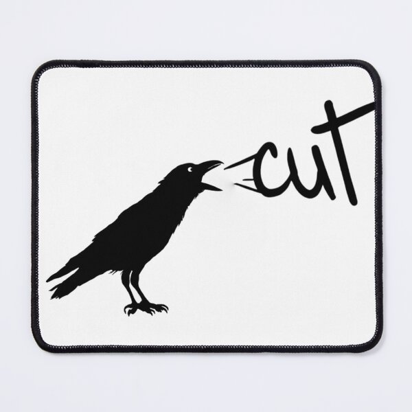 Item preview, Crow Silhouette Screaming 'Cut' designed and sold by editattire.